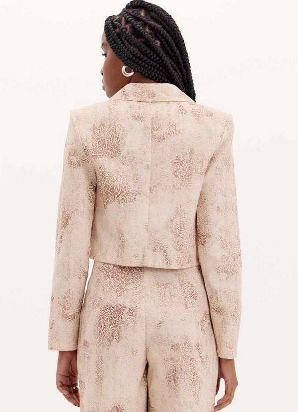 My Favorite - Blazer Cropped Animal Print A1833 3
