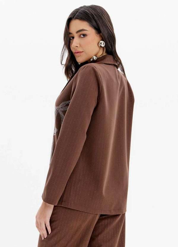 My Favorite - Blazer Oversized Risca de Giz Laços A2410 3