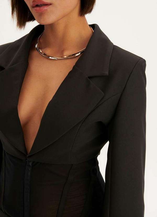 My Favorite - Blazer Slim com Transparência A0003 2