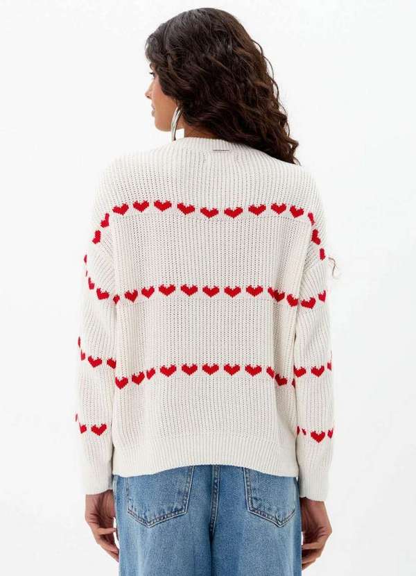 My Favorite - Blusa Tricot Manga Longa Corações A2920 4