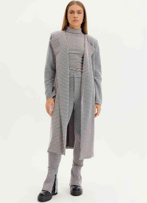 My Favorite - Casaco Alongado Xadrez A1370