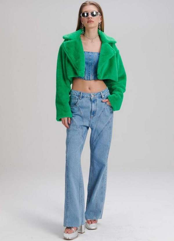 My Favorite - Casaco Cropped Teddy 00728