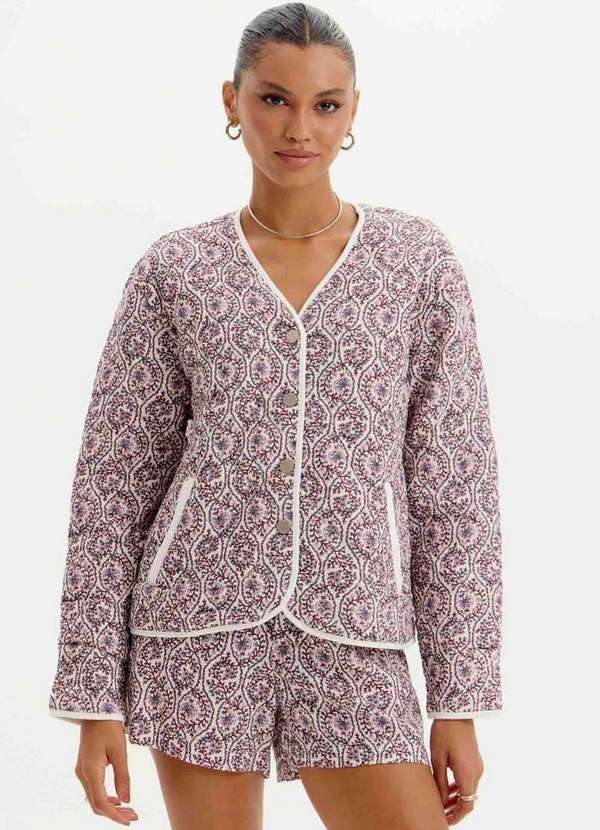 My Favorite - Casaco Curto Matelassê Estampa A1552 1