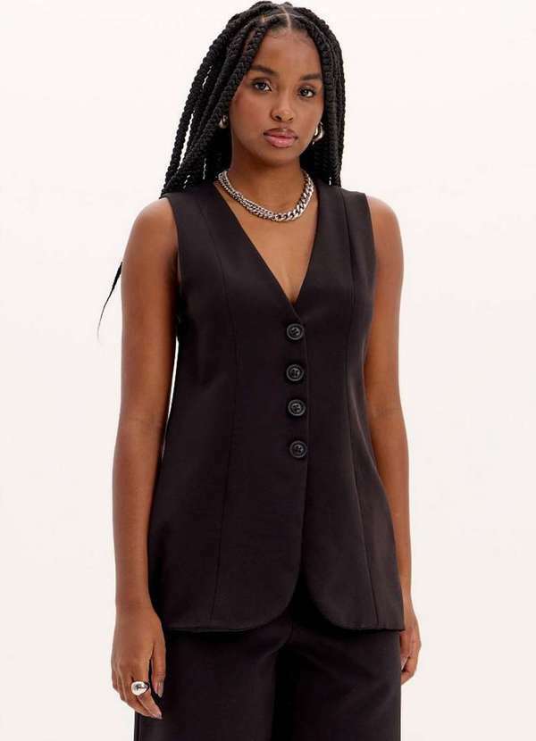 My Favorite - Colete Alongado Alfaiataria A0003