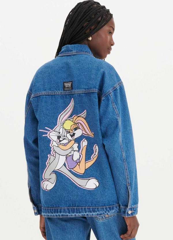My Favorite - Jaqueta Trucker Jeans Looney Tunes A0004