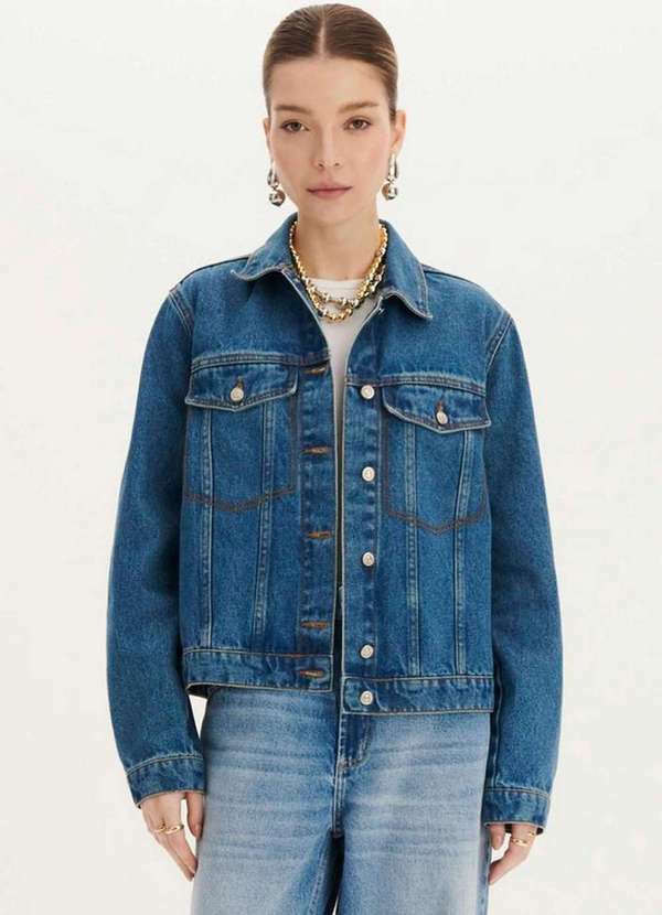 My Favorite - Jaqueta Trucker Jeans A0004