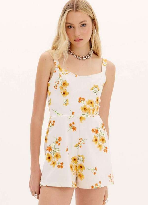 My Favorite - Macacão Curto Estampado A1859