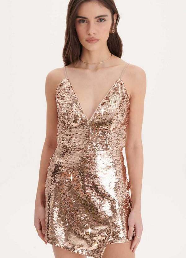 My Favorite - Macacão Curto Paetê A0835 4