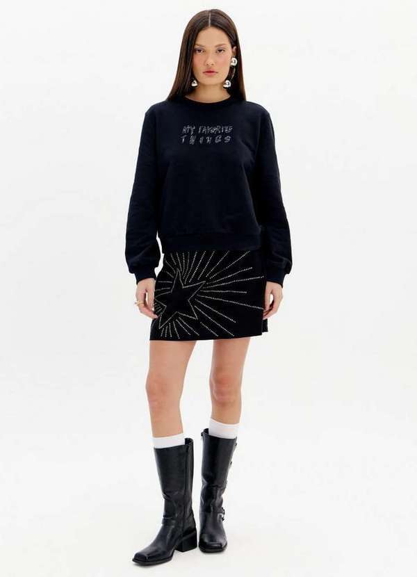 My Favorite - Saia Curta Brilho Estrela A0003