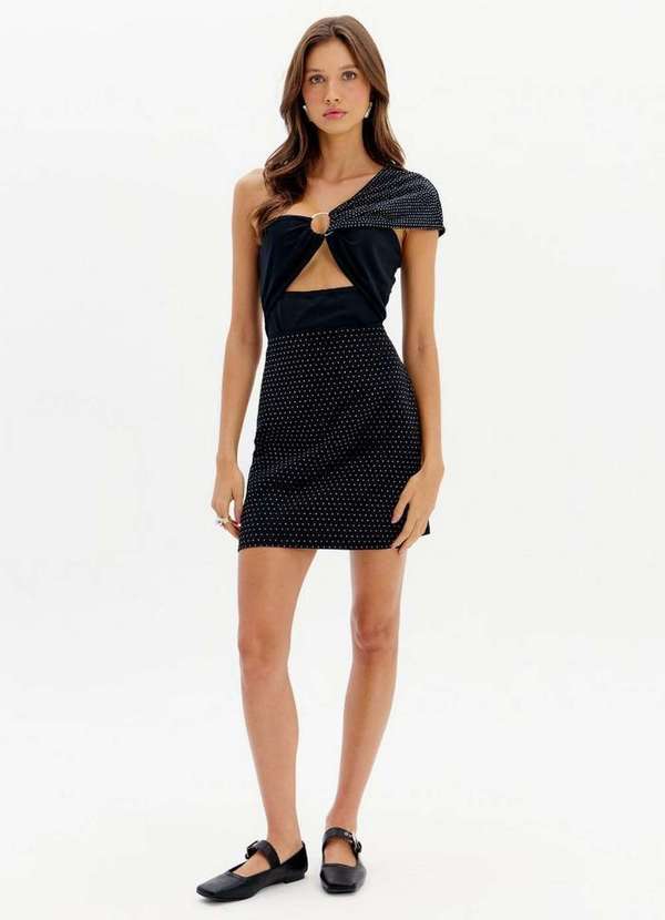 My Favorite - Saia Curta com Brilhos A0003