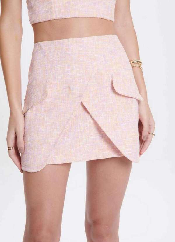 My Favorite - Saia Curta com Sobreposição A0426 4