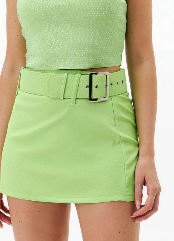 My Favorite - Saia Curta Evasê com Cinto A0192 2