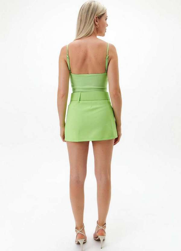 My Favorite - Saia Curta Evasê com Cinto A0192 3