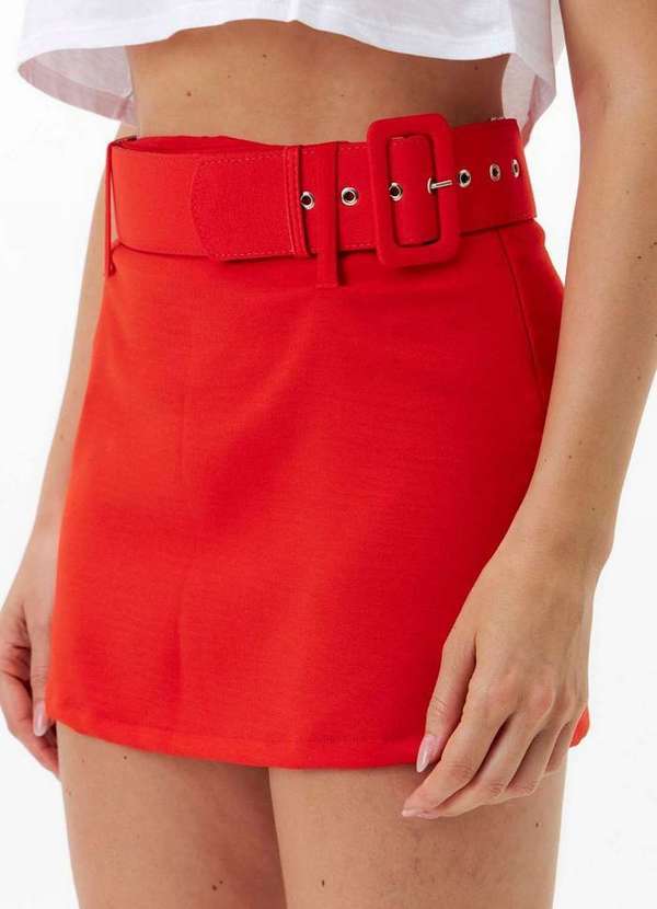My Favorite - Saia Curta Evasê com Cinto A0196 3