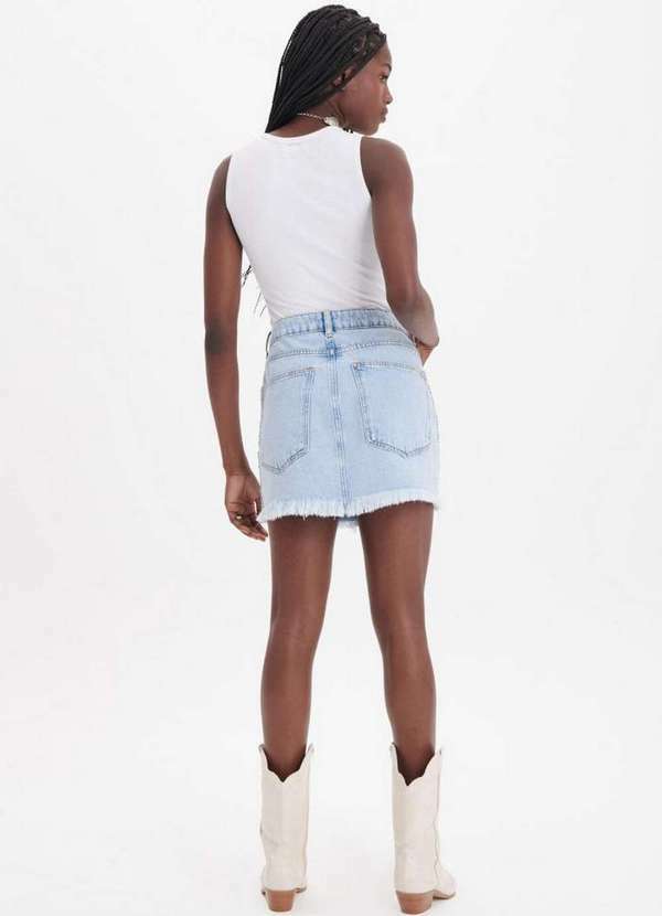 My Favorite - Saia Curta Jeans com Corrente A0004 2