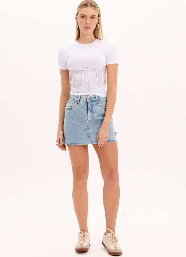 My Favorite - Saia Curta Jeans Comfort A0004 1
