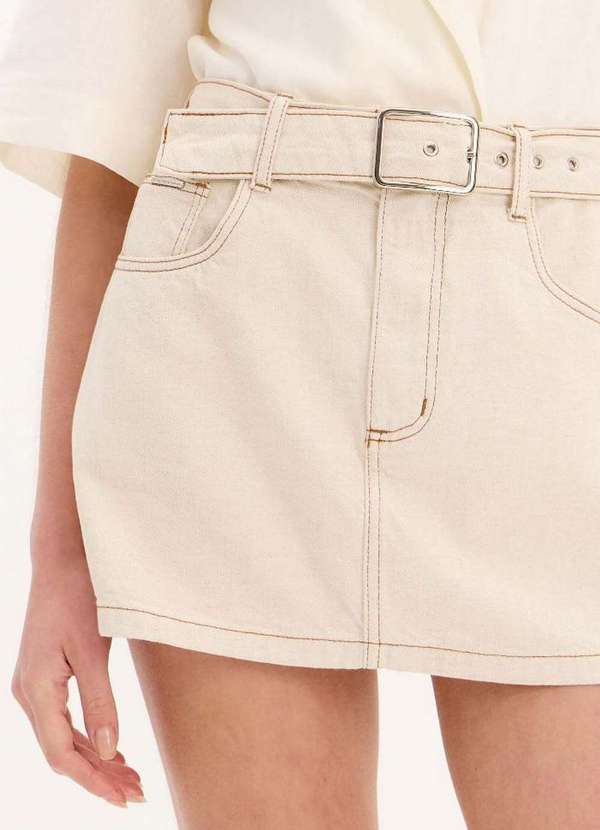 My Favorite - Saia Curta Sarja Comfort com Cinto A0001 4