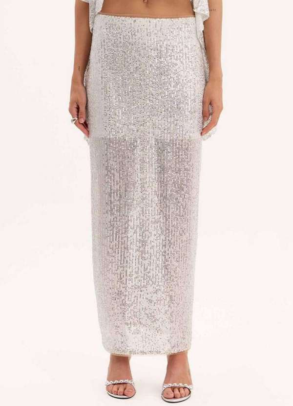 My Favorite - Saia Midi Cintura Alta Paetês A1766 3