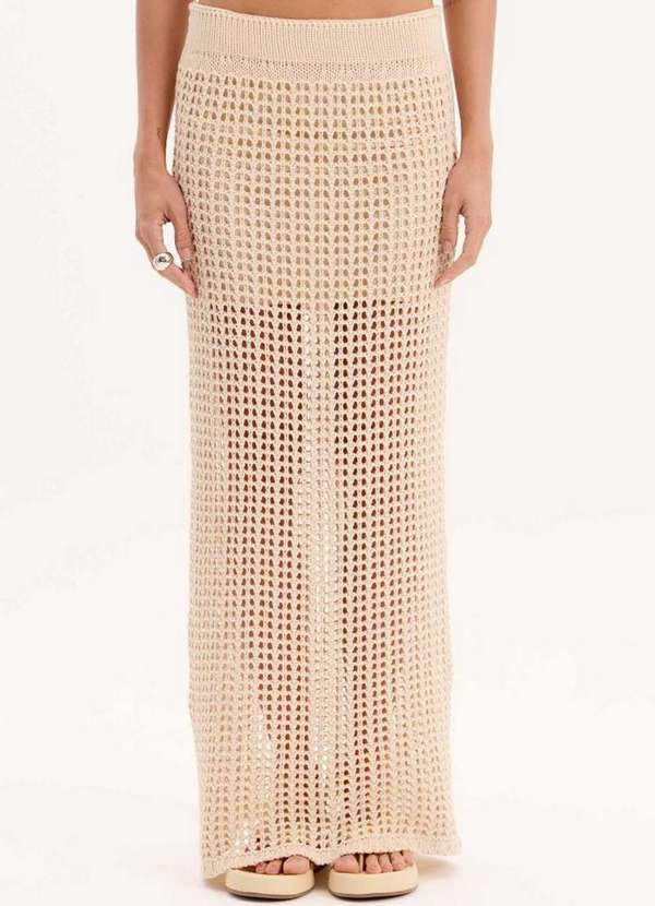 My Favorite - Saia Midi Cintura Alta Tricot A1874 2