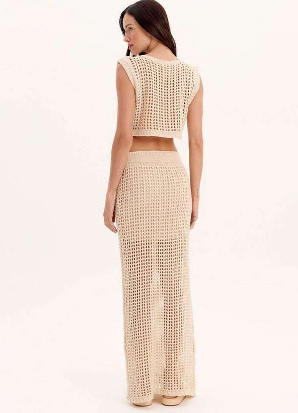 My Favorite - Saia Midi Cintura Alta Tricot A1874 3