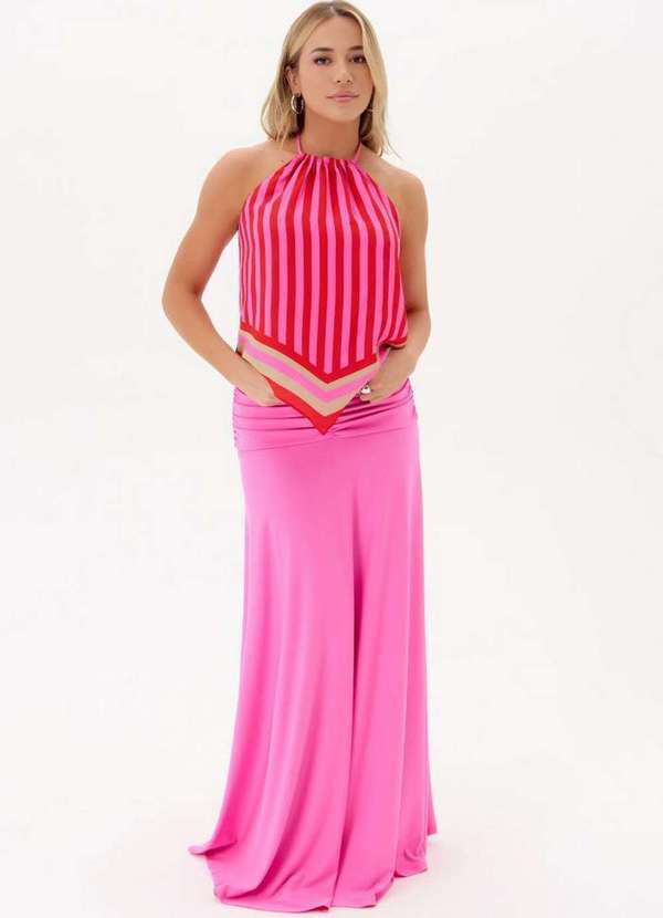 My Favorite - Saia Midi com Franzido A2028