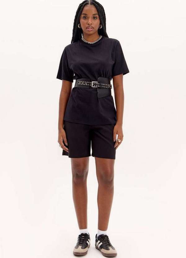 My Favorite - Bermuda Alfaiataria Cintura Alta A0003