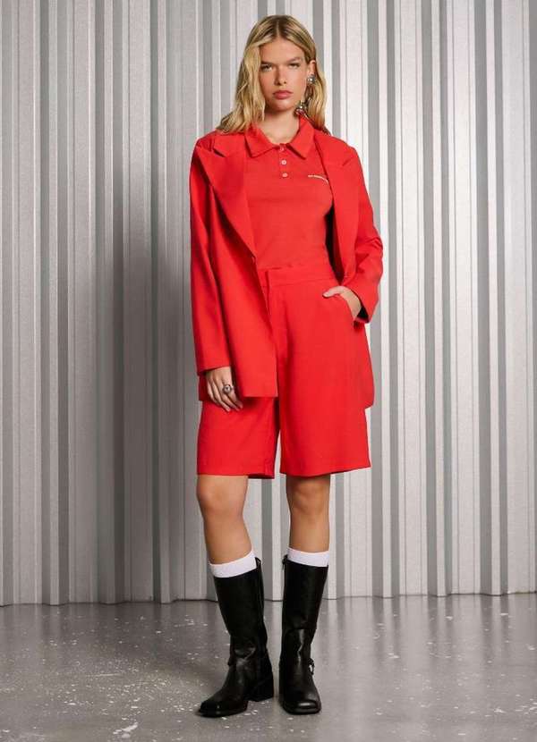 My Favorite - Bermuda Alfaiataria Cintura Alta A2244