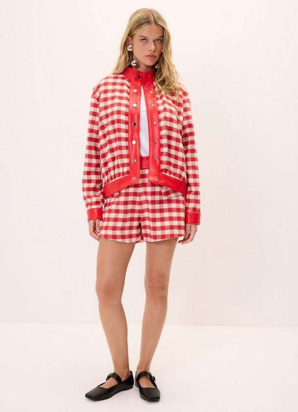 My Favorite - Short Alfaiataria Xadrez A2592 1