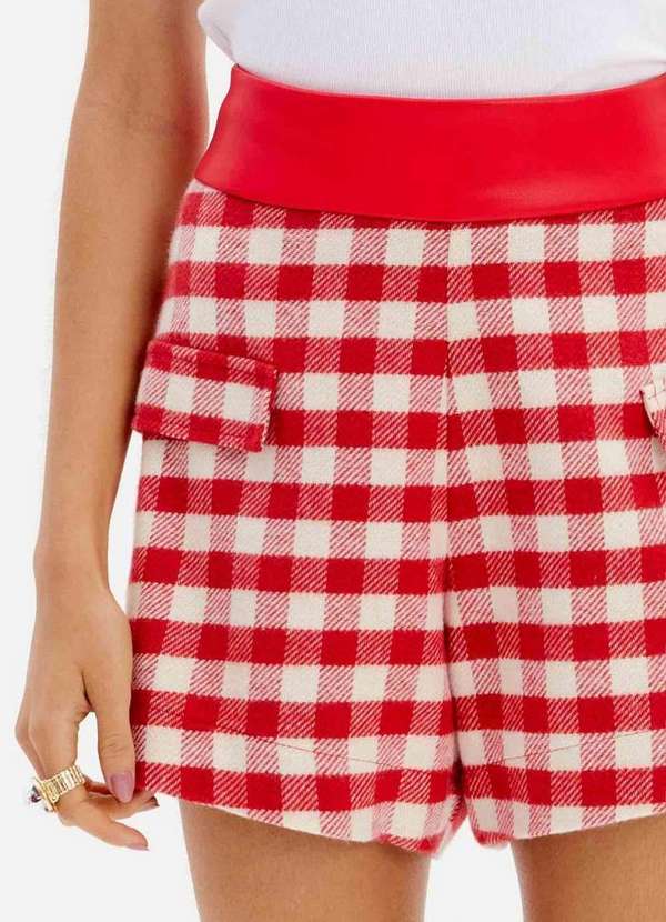 My Favorite - Short Alfaiataria Xadrez A2592 2