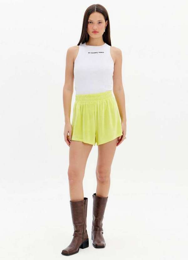 My Favorite - Short Boxer Cintura Alta Veludo A2507