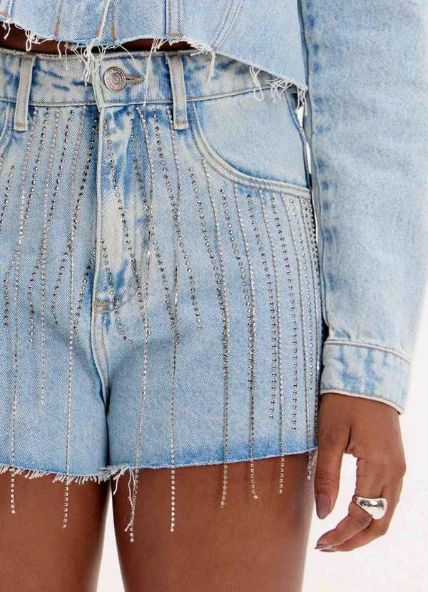 My Favorite - Short Grandfather Jeans Brilho A0004 2