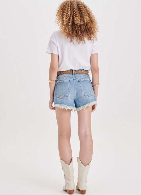 My Favorite - Short Grandfather Jeans com Cinto A0004 3