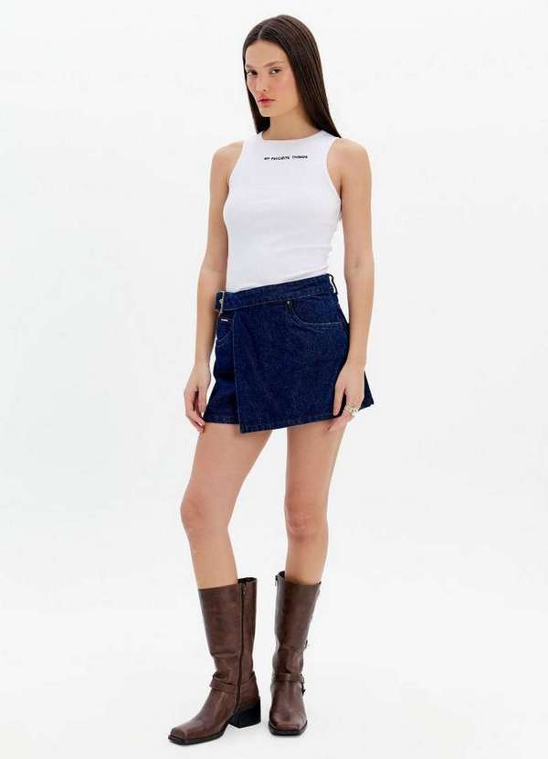 My Favorite - Short Saia Jeans Comfort A0004 3
