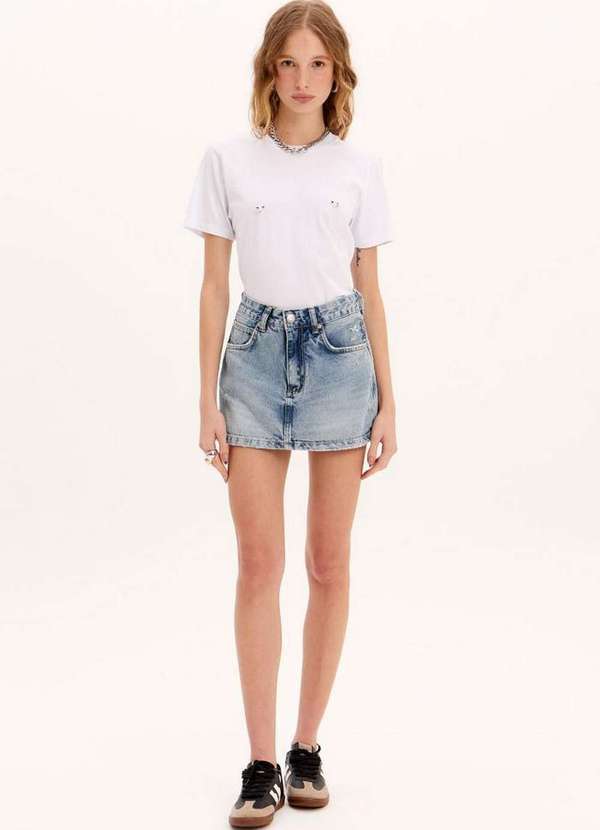 My Favorite - Short Saia Jeans A0004