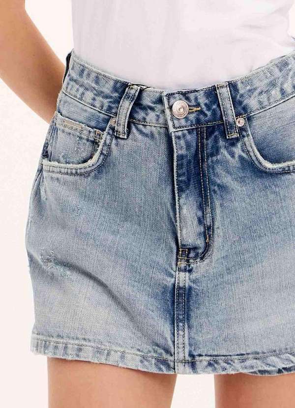 My Favorite - Short Saia Jeans A0004 3