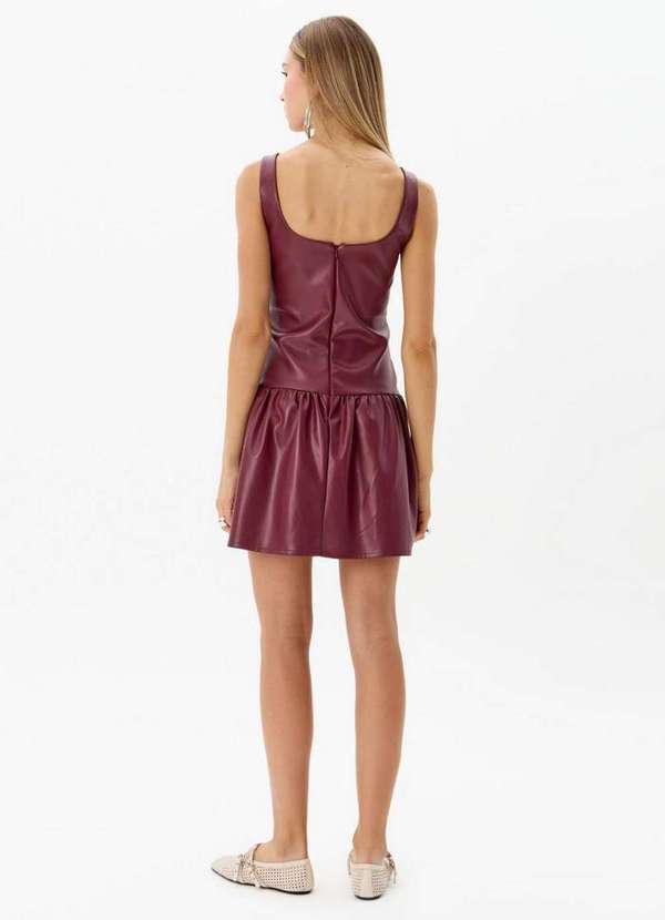 My Favorite - Vestido Curta com Alças de Pu A2471 3