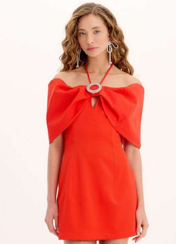 My Favorite - Vestido Curto Alfaiataria com Maxi Laço A1875 4