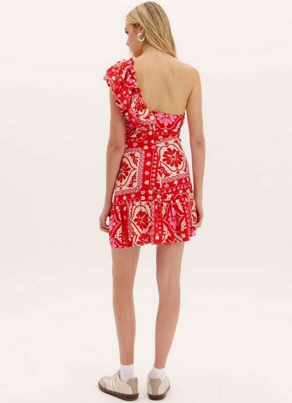 My Favorite - Vestido Curto Babado Estampado A1842 7