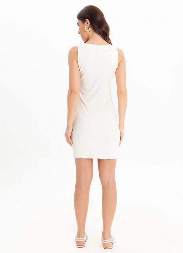 My Favorite - Vestido Curto Canelado sem Mangas A0001 4