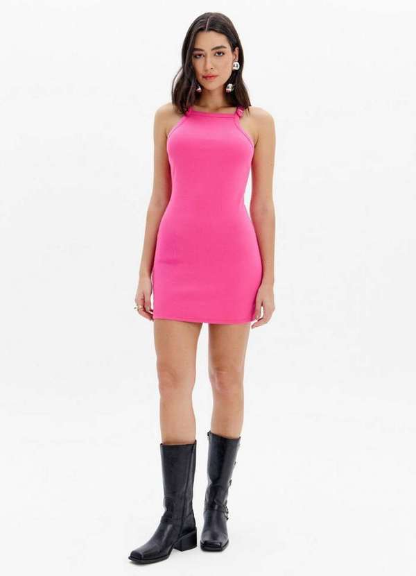 My Favorite - Vestido Curto Canelado A2077 1