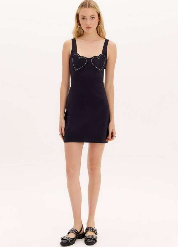 My Favorite - Vestido Curto com Corações A0003