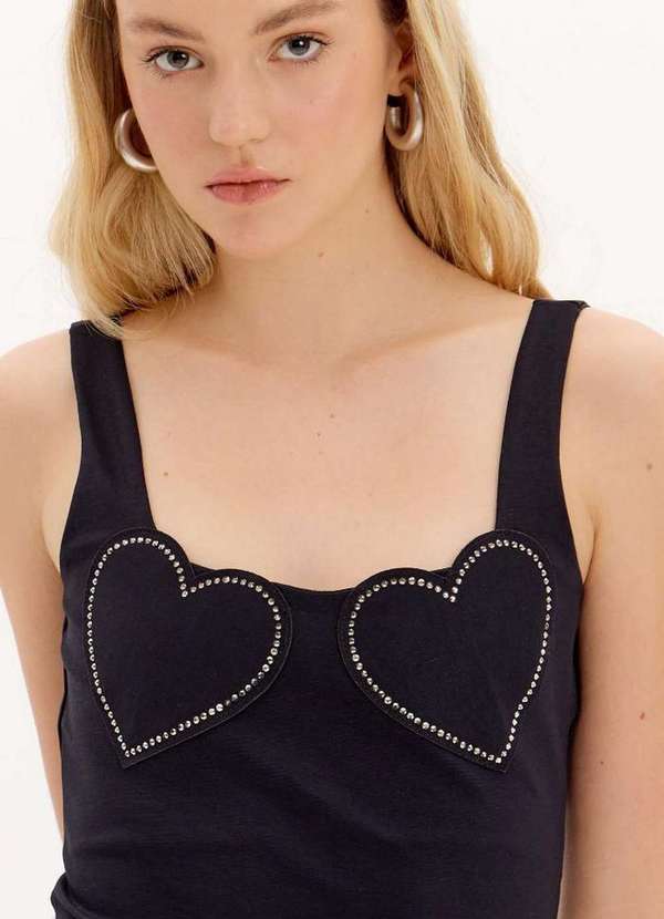 My Favorite - Vestido Curto com Corações A0003 2