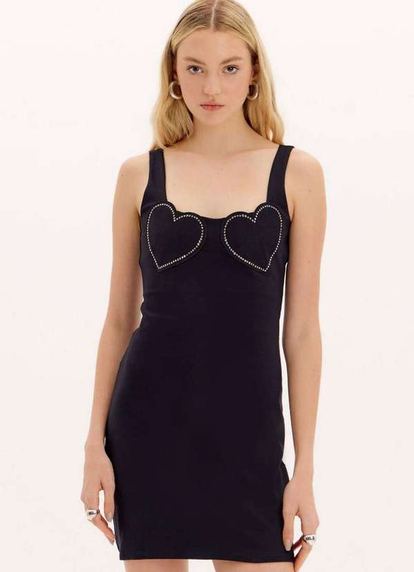 My Favorite - Vestido Curto com Corações A0003 3