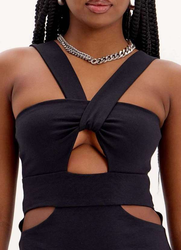 My Favorite - Vestido Curto com Recortes A0003 2