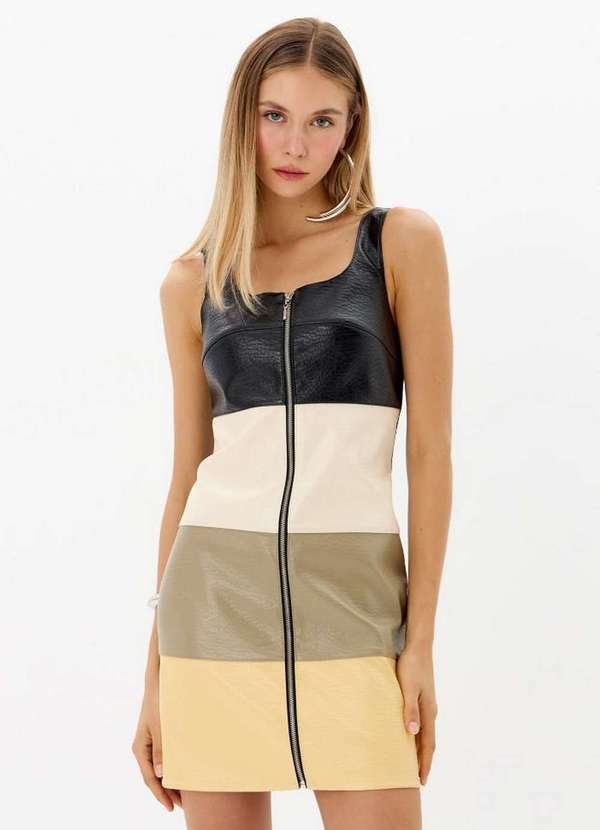 My Favorite - Vestido Curto com Zíper Frontal A3062 2