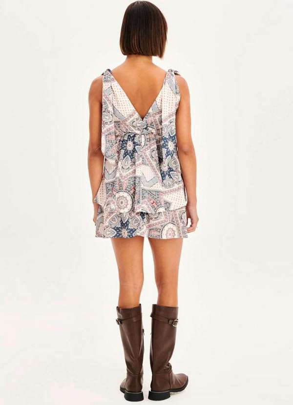 My Favorite - Vestido Curto Estampado com Babados A1107 3