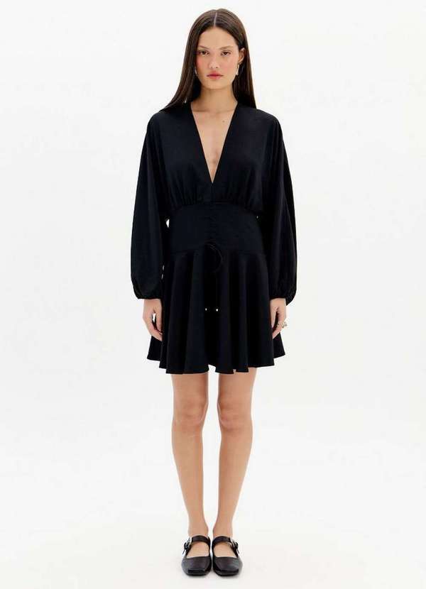 My Favorite - Vestido Curto Manga Longa A0003