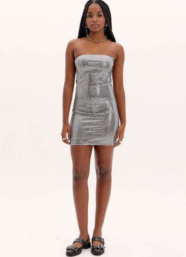 My Favorite - Vestido Curto Paetê A1888