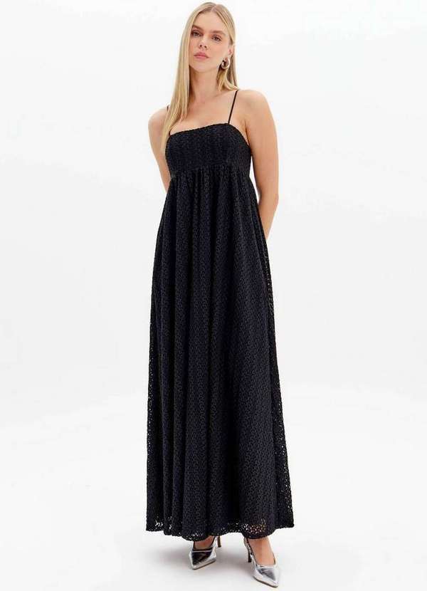 My Favorite - Vestido Longo com Alças Renda A2158