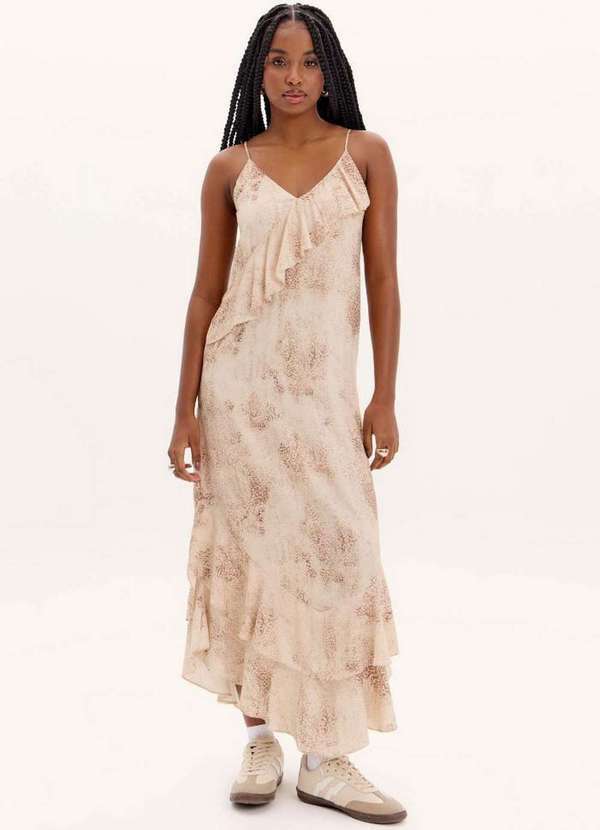My Favorite - Vestido Midi com Babados A1833
